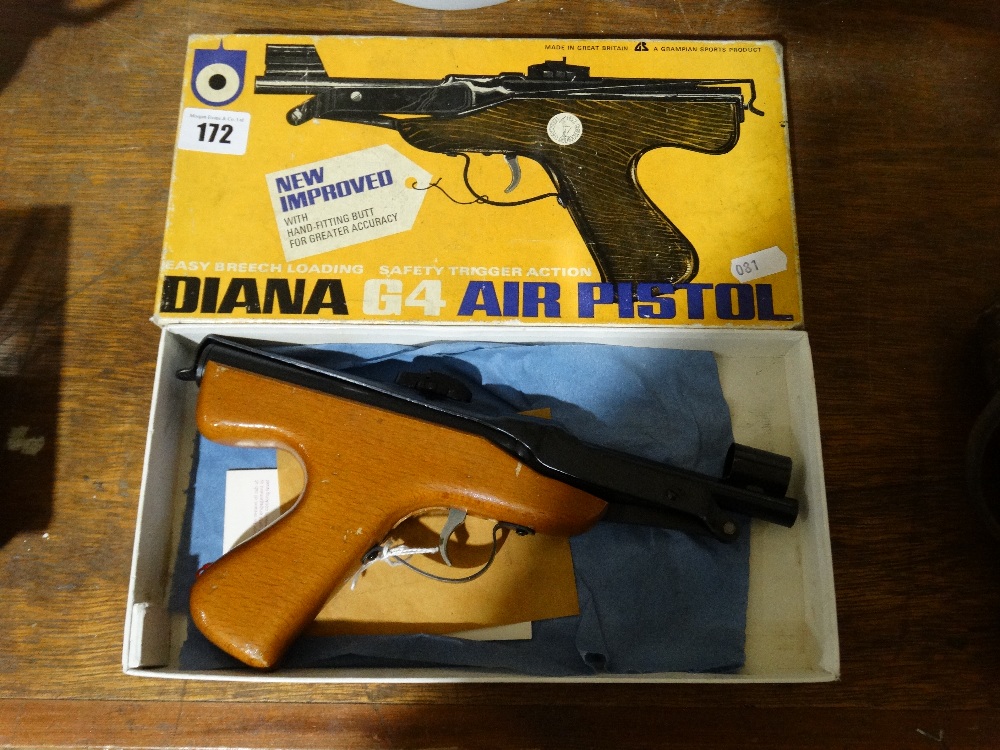A Boxed Diana G4 Air Pistol