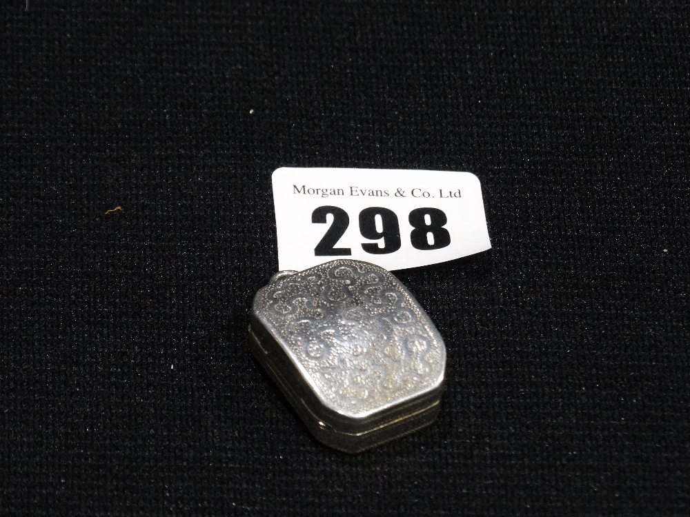 A Silver Vinaigrette, Birmingham 1806