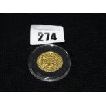 A 22ct Gold Replica Coin