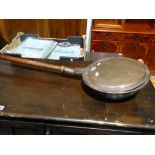 An Antique Copper Warming Pan