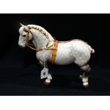 A Beswick Matt Finish Model Shire Horse, 10" High