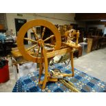 A 20th Century Ashford Spinning Wheel Together With Two Spinning Related Books