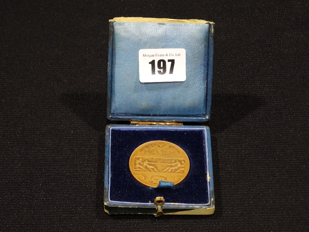 A Boxed Sporting Medallion, Athletics Sports Of 2nd Belgian Division 23rd June 1918