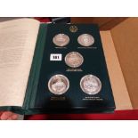 Four Volumes Of "The Mountbatten Medallic History Of Great Britain & The Sea" With Mountbatten