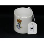 An Edward V11 Coronation Mug With Lithophane Of The Monarch In The Base