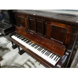 An Edwardian Mahogany Upright Piano By Norvic
