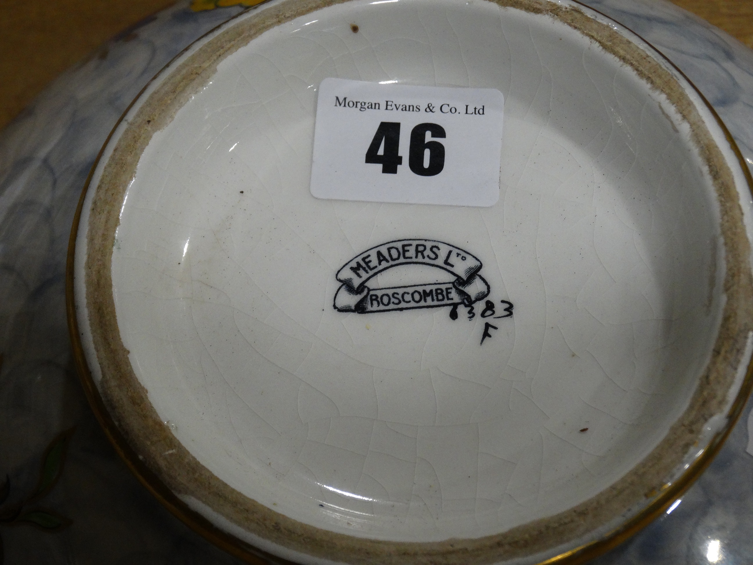 A Meaders Ltd Lustre Pottery Circular Fruit Bowl - Image 2 of 2