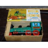 A Boxed "Whistling Locomotive" By Marx