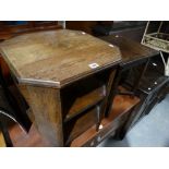 Two Early 20th Century Polished Oak Occasional Tables