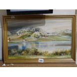 Margaret Hall, Oil On Board, Mynydd Bodafon Anglesey, Signed