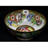 A Meaders Ltd Lustre Pottery Circular Fruit Bowl