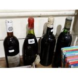 Four Bottles Of Vintage Red Wine