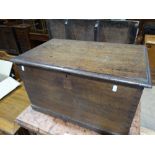 An Antique Oak Bible Box