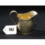 A Georgian Style Silver Cream Jug, Birmingham 1935