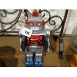A Retro Battery Operated Robot Figure