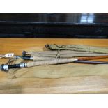Three Vintage Fishing Rods To Include Macfarlane