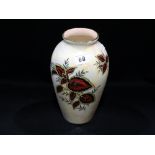 A Maling Lustre Coleus Pattern Vase, 9"