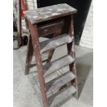 A Vintage Wooden Step Ladder