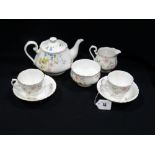 Twenty-Eight Pieces Of Richmond China Wild Anemone Pattern Tea & Dessert Ware