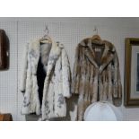 Two Vintage Coney Fur Coats