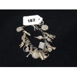 A Silver Charm Bracelet