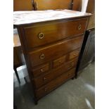 A Stag Mahogany Finish Multi Drawer Chest