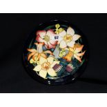 A 2001 Limited Edition Moorcroft Circular Golden Jubilee Plate With Box