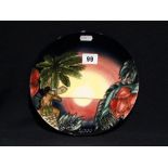A Limited Edition & Boxed Moorcroft Pottery Year Plate For 2000, Birth Of Light