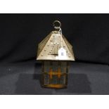 An Arts & Crafts Lantern Lamp Shade
