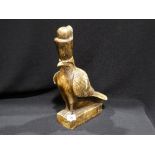 A Middle Eastern Statuette Of A Falcon