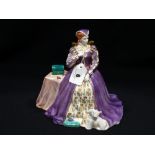 A Royal Worcester China Figure "Mary Queen Of Scots"