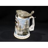 A Royal Worcester National Maritime Museum Commemorative Tankard