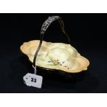 A Royal Worcester Sweet Meats Dish Within A Plated Stand, Printed Puce Mark & No 1992, 8" Across