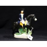 A Staffordshire Pottery Figure "Dick Turpin"