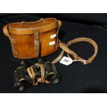 A Pair Of Cased 1st World War Period Military Issue Binoculars By W. Watson & Sons Ltd, London