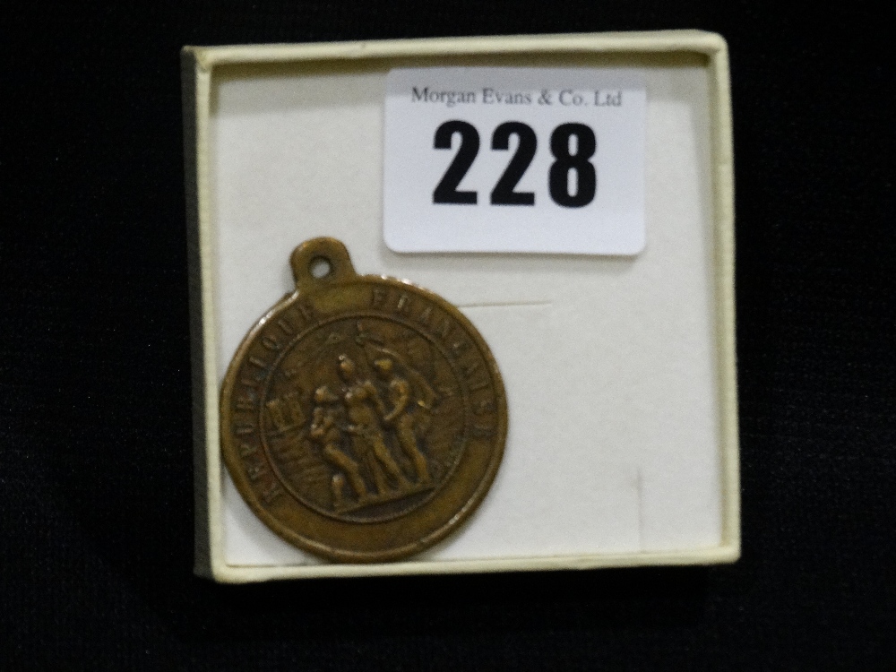 A 19th Century Medallion Commemorating The French Revolution