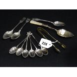 A Parcel Of Mixed Silver & Plated Cutlery