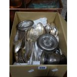 A Quantity Of Plated Cutlery