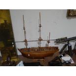 A 20th Century Model Of HMS Bounty