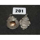 Two Silver Trophy Pendants