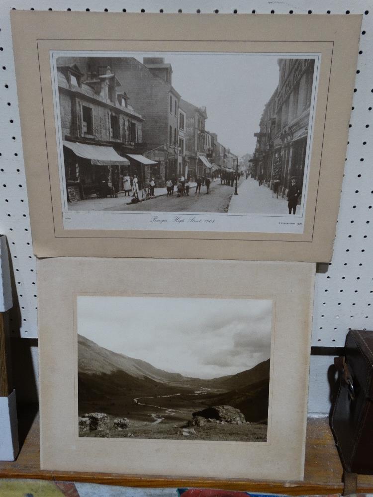 A Sepia Photograph Of Llanberis Pass Etc