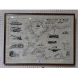 A 1984 Published Print, Shipwrecks Of North Wales