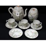 A Small Quantity Of Early 20th Century Oriental Floral Decorated Eggshell Teaware (10)