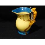 A Burleigh Ware Squirrel Handle Art Deco Jug