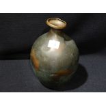 A WMF Ikora Circular Based Bulbous Vase, (Some Dents To The Neck) 9" High