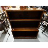 A Three Section Mahogany Stacking Bookcase