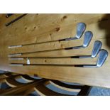 Four WeeMac Vintage Golf Clubs For Tom Fernie, Royal Lytham & St.Annes