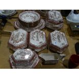 A Quantity Of Wedgwood & Co Verona Pattern Pottery Dinnerware, To Include Lidded Tureens (Some AF)