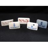 Five Lladro & Nao Porcelain Display Plaques