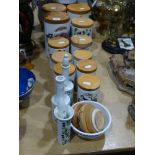 A Quantity Of Port Meirion Pottery Storage Jars & Similar (15)